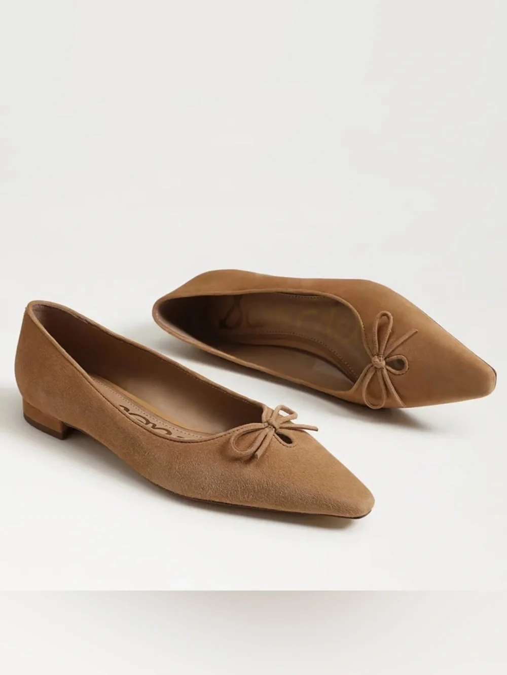 NEW Sam Edelman Esmira Pointed Toe Ballet Flat in TAN size 7